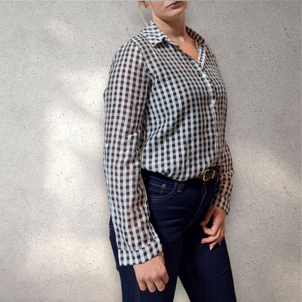 Chemise vichy noir & blanc