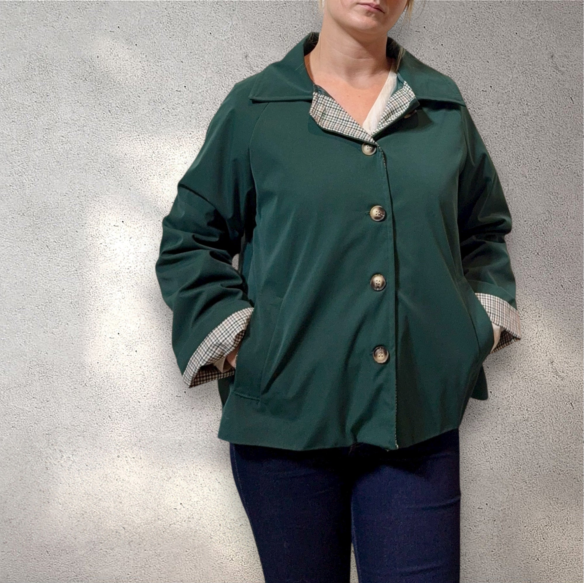 Trench court vert sapin