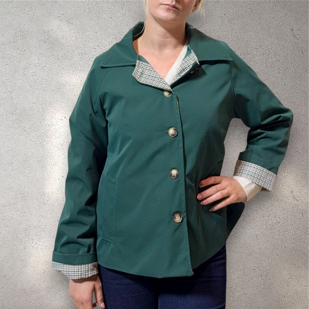 Trench court vert sapin